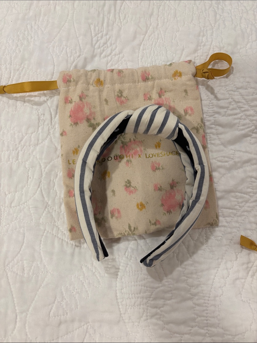 Lele Sadoughi x Love Shack Fancy headband